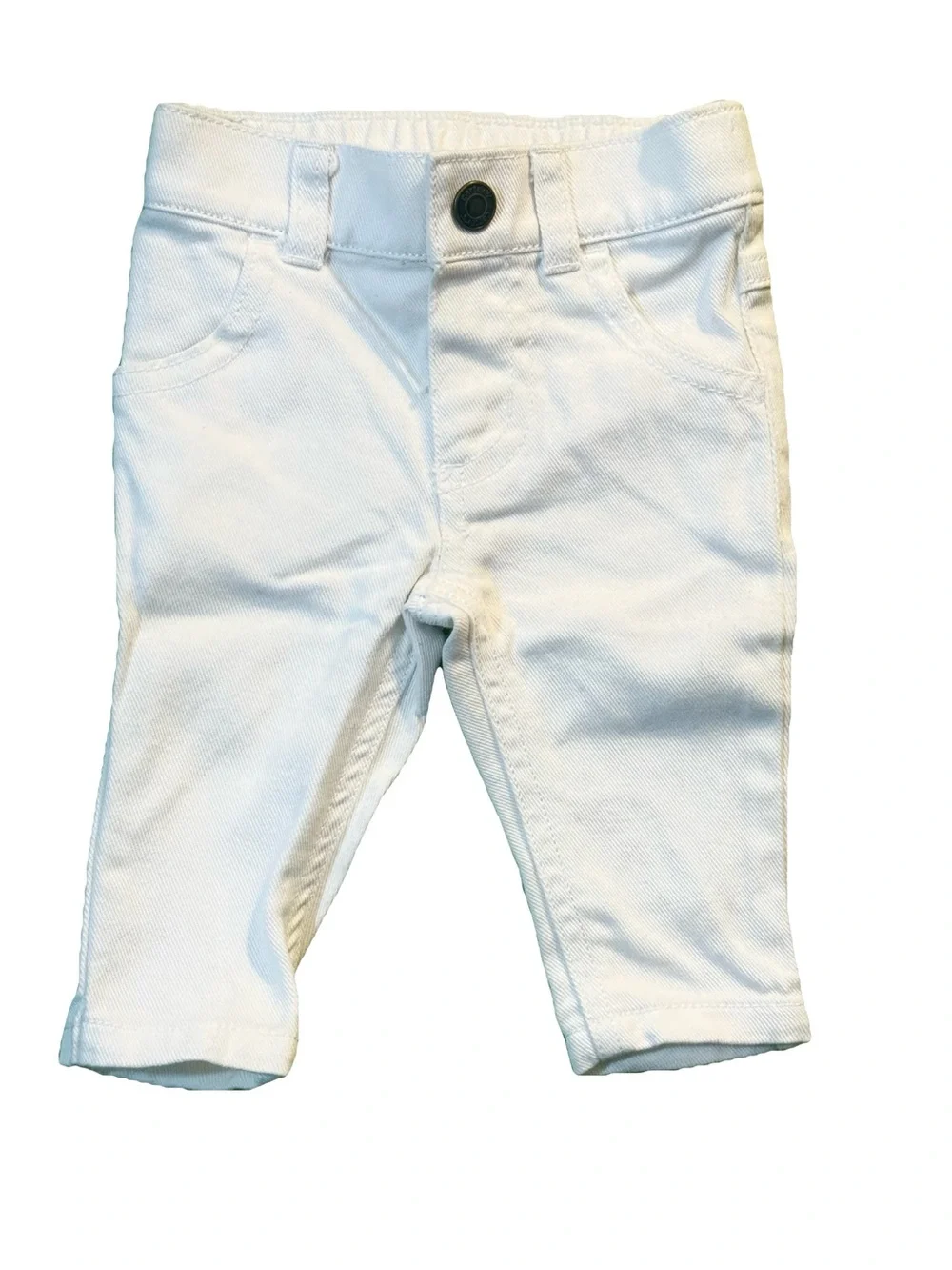 Carter's White Baby Girls' Stretch Pants